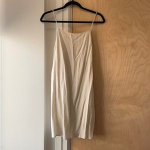 AE Tie Back Slip Dress in Natural